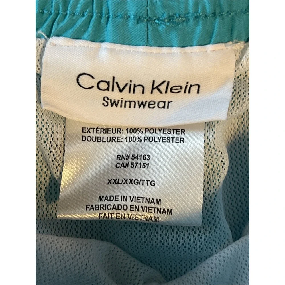 Calvin Klein Men Swim Shorts Size XXL Blue